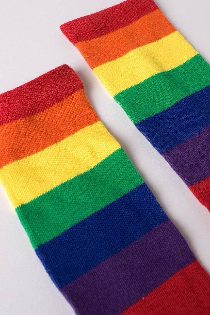 Rainbow Knee Socks