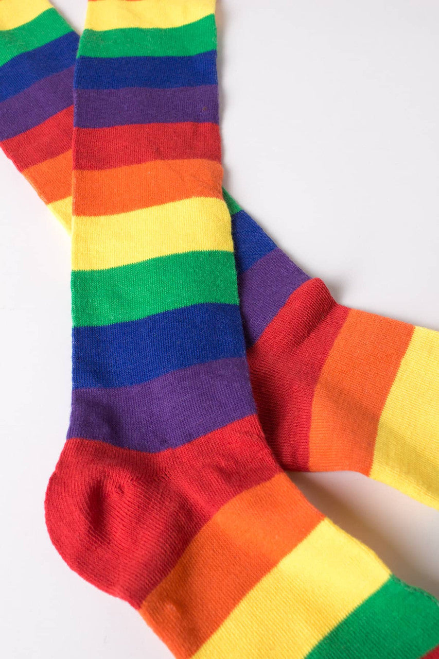 Rainbow Knee Socks