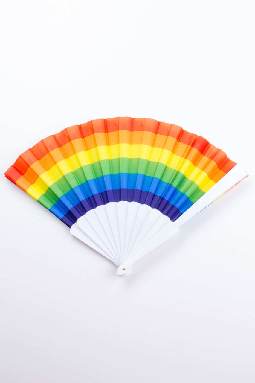 Rainbow Pride Fan