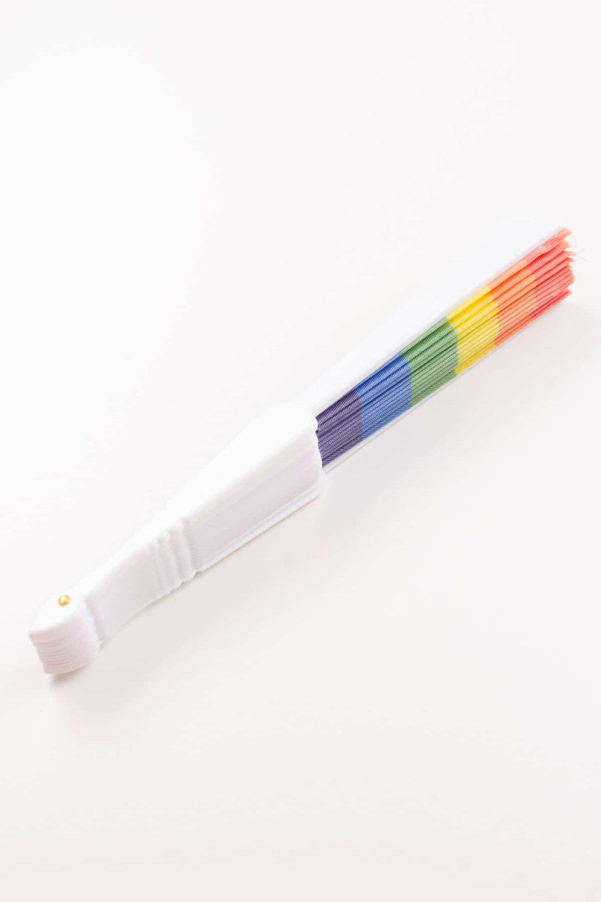 Rainbow Pride Fan