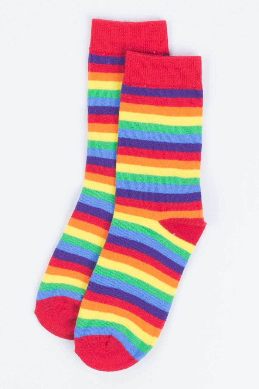 Rainbow Road Socks