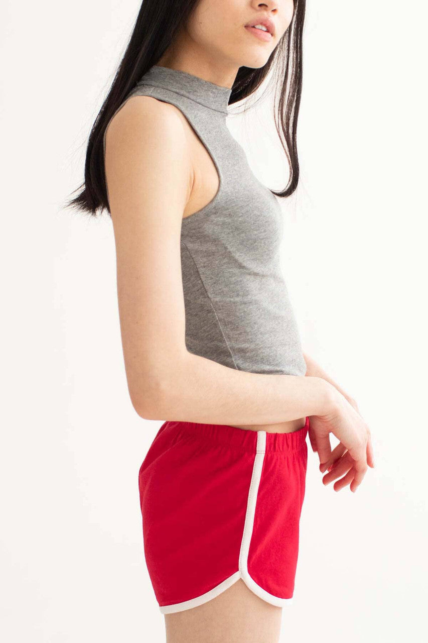 Red Athletic Dolphin Shorts