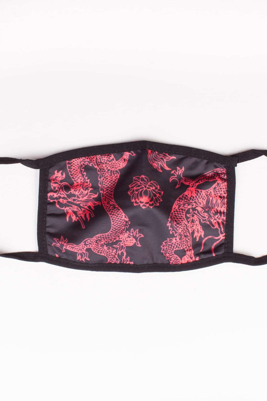 Red Dragon Face Mask