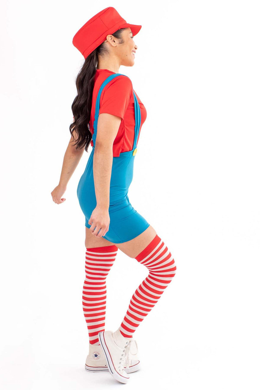 Red Girl Plumber Costume