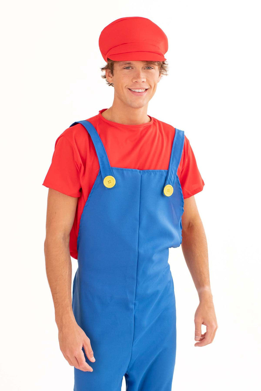 Red Plumber Guy Costume