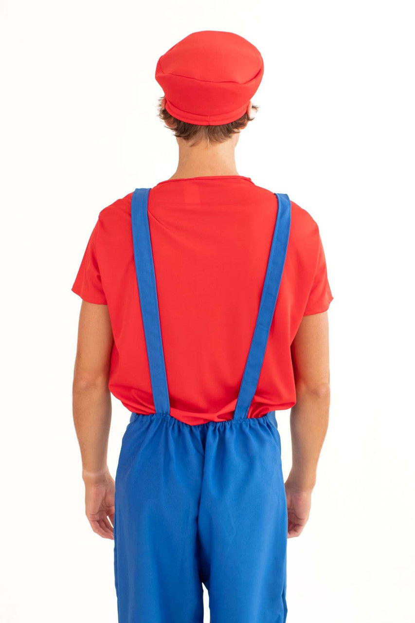 Red Plumber Guy Costume