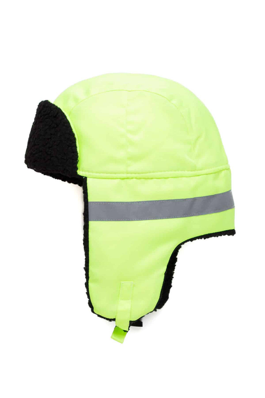 Lime Reflective Fargo Hat
