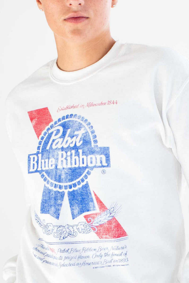 Retro Pabst Blue Ribbon Sweatshirt – Ragstock, image size:800x1200