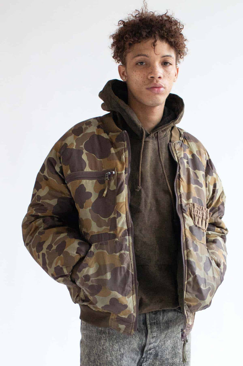 Reversible Camouflage Winter Jacket