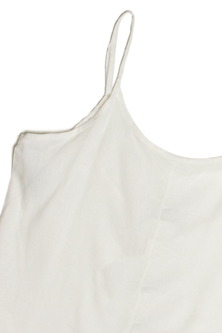 White Linen Cami Romper