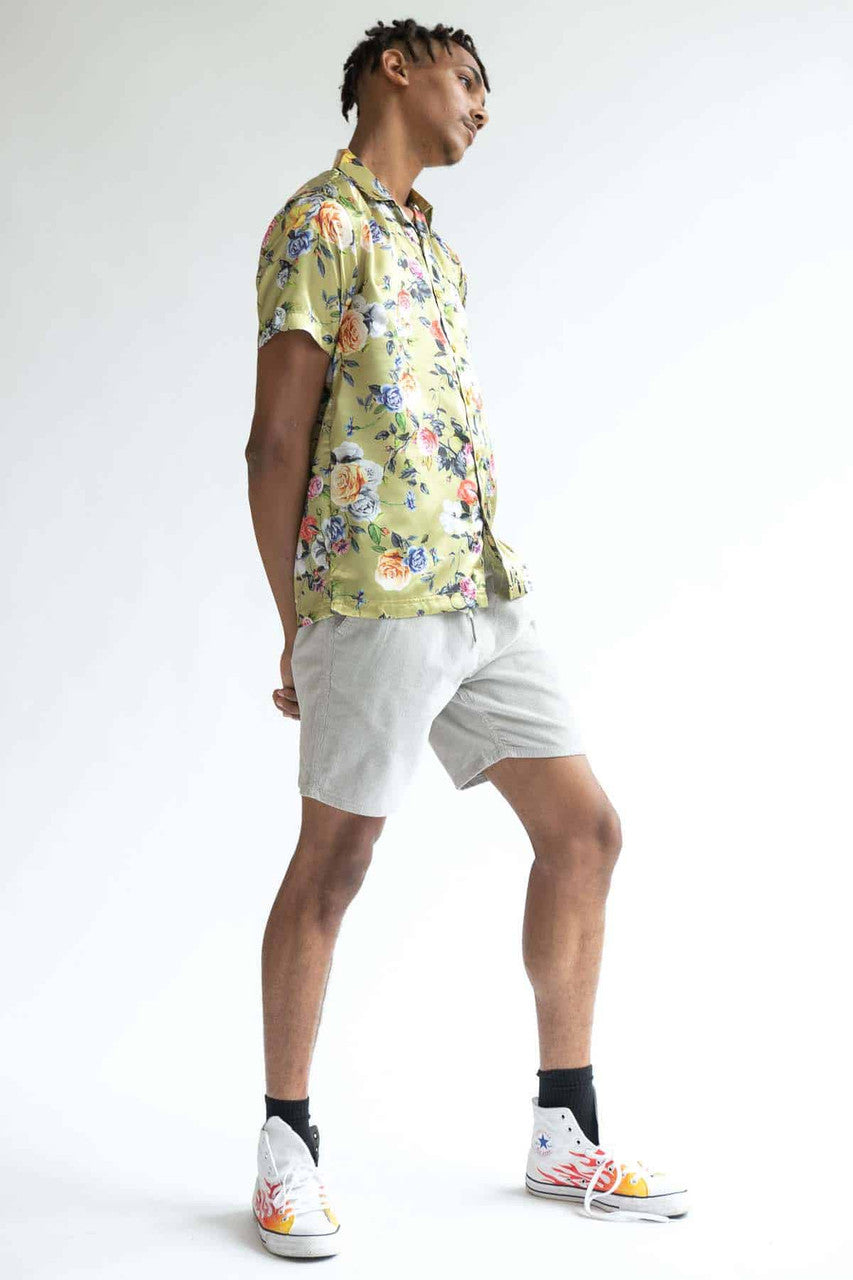 Rose Garden Silky Camp Shirt