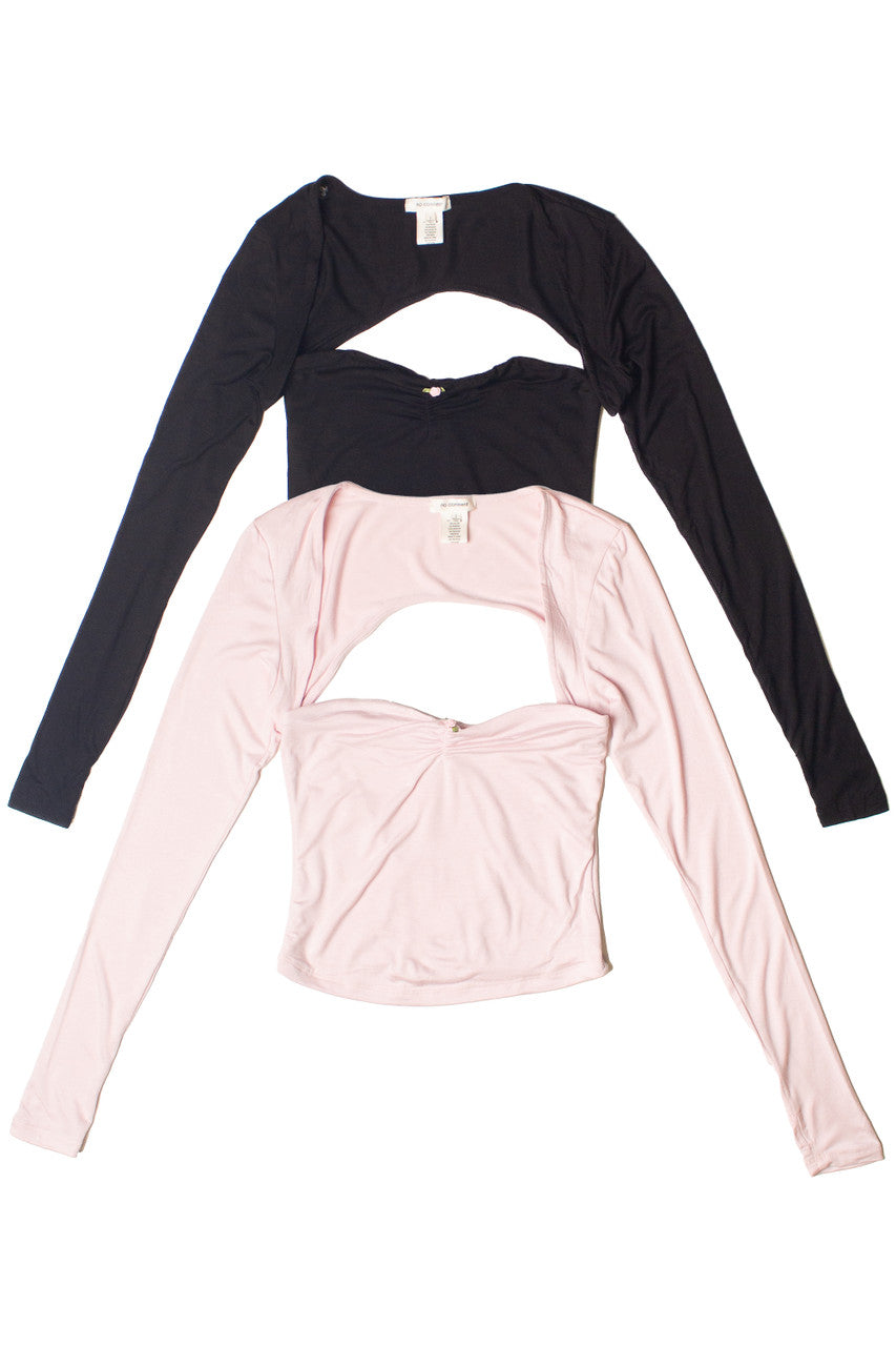 Rose Bud Tube Top With Shrug