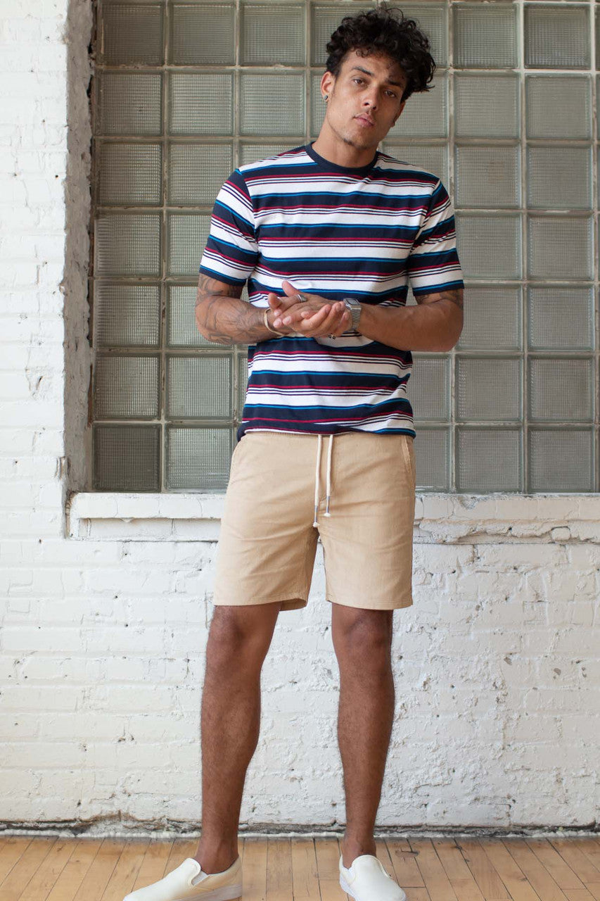 Khaki Corduroy Shorts