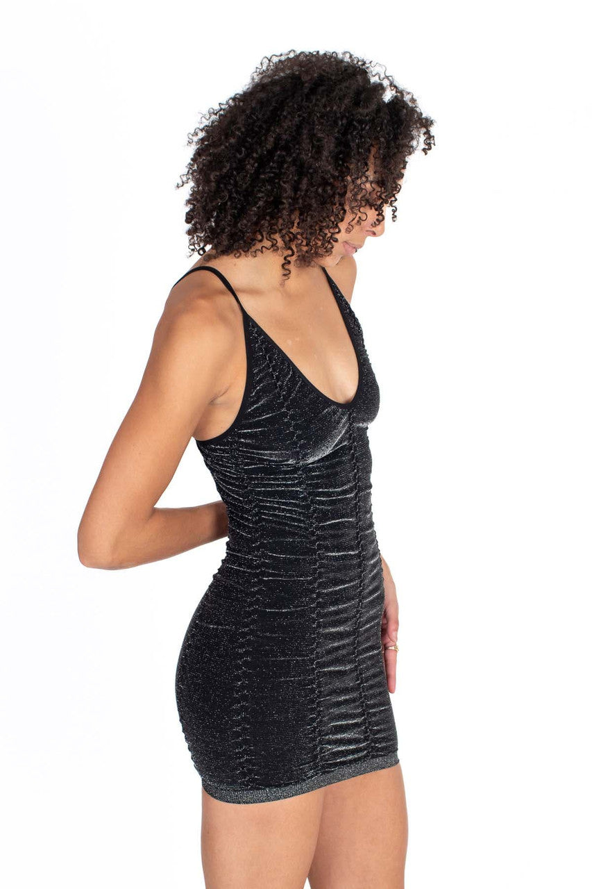 Seamless Wavy Lurex Mini