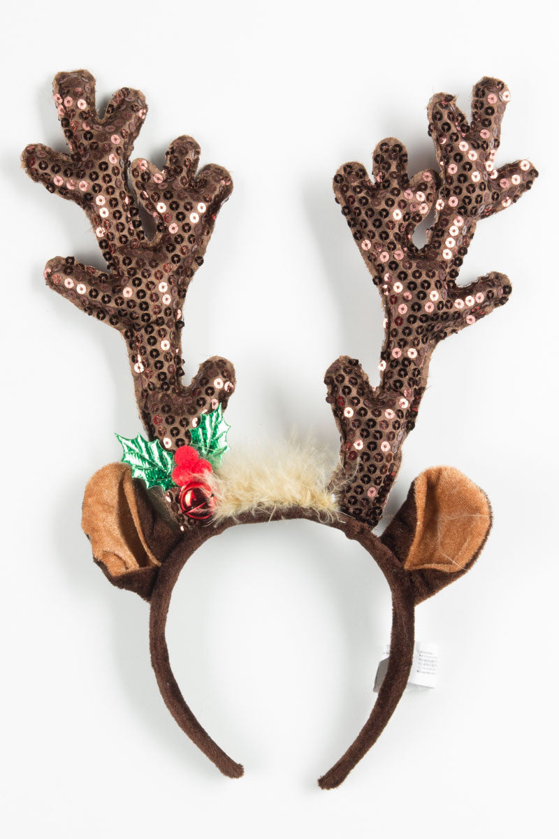Sequin Antler Headband