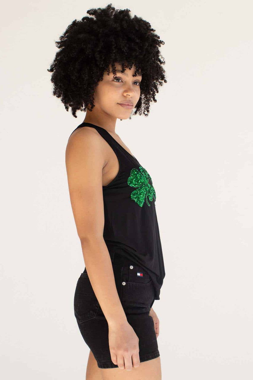 Sequin Shamrock Tank