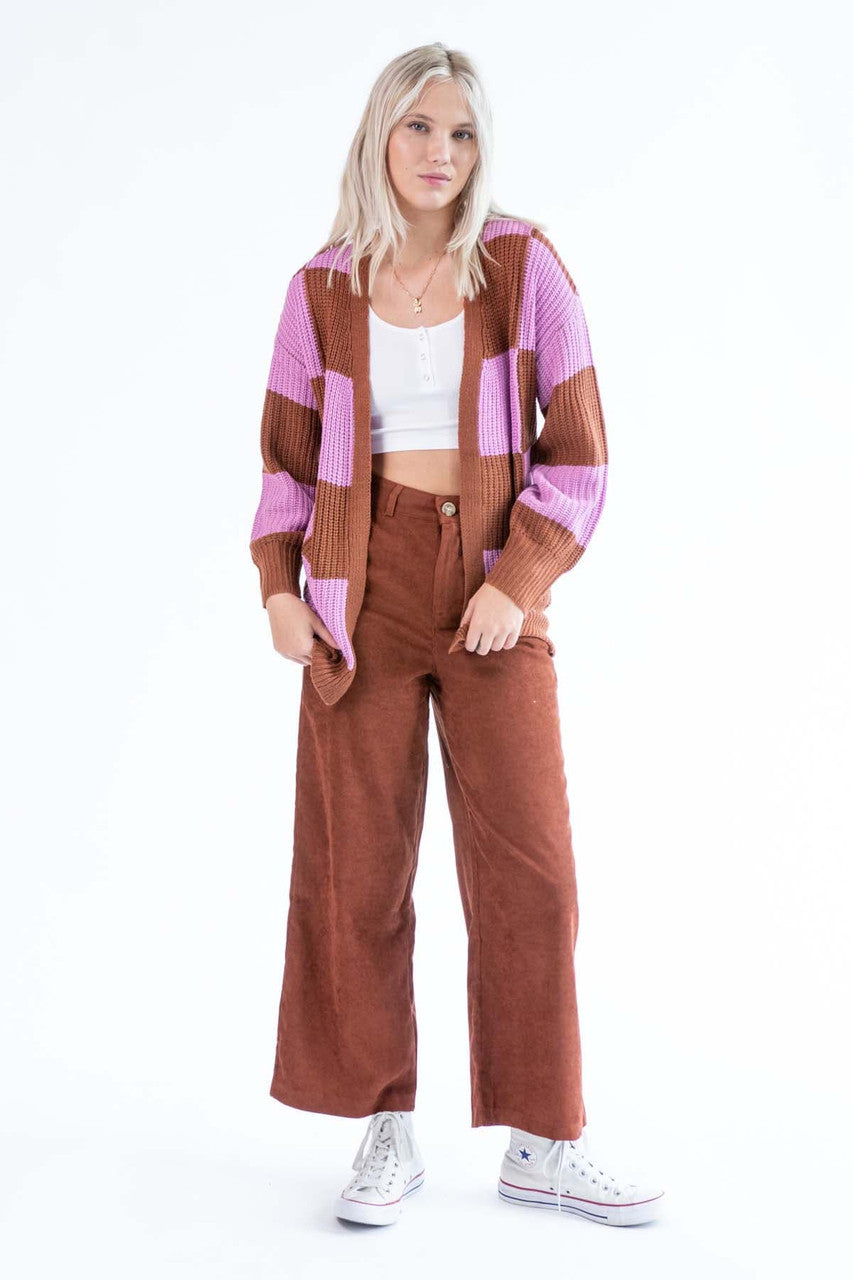 Sequoia Check Cardigan