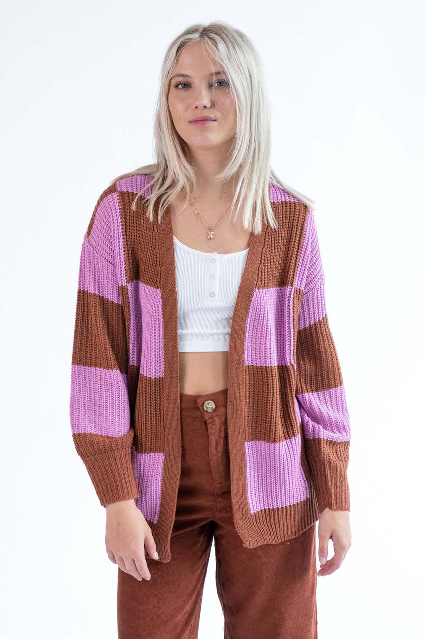 Sequoia Check Cardigan