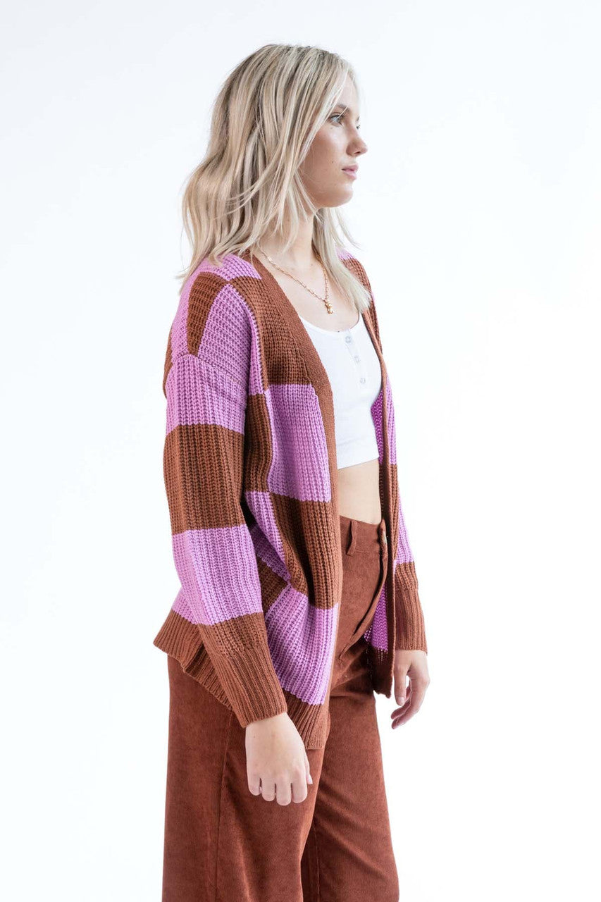 Sequoia Check Cardigan