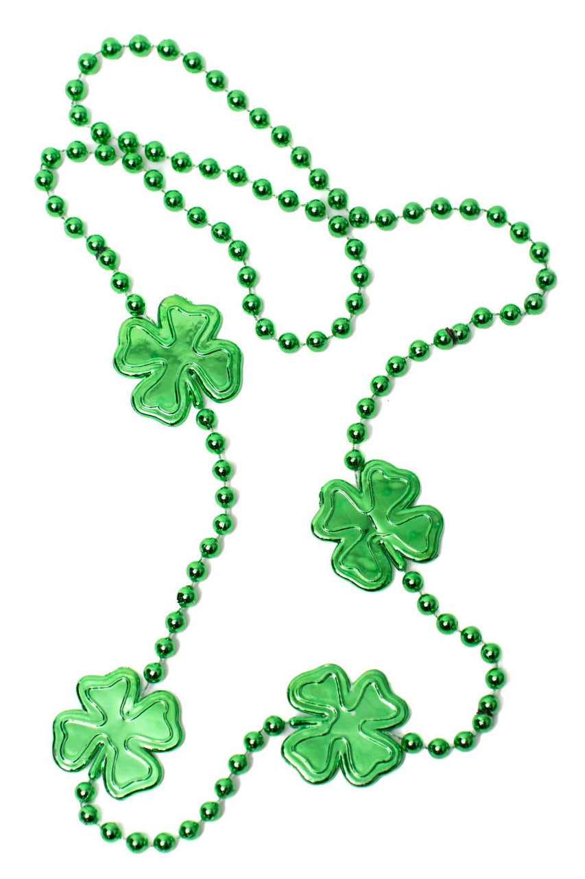 Shamrock Beaded Necklace
