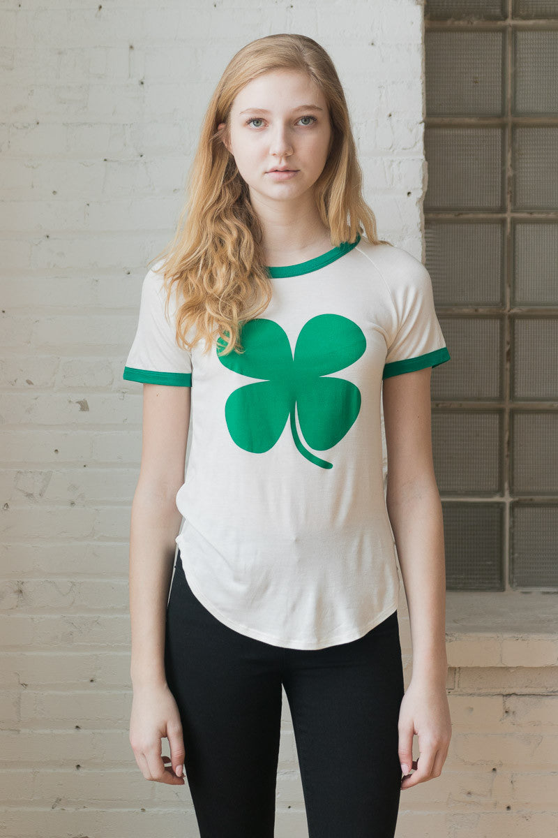 Shamrock Ringer Tee