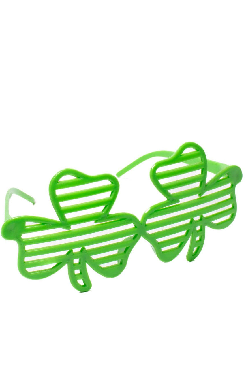 Shamrock Slat Glasses