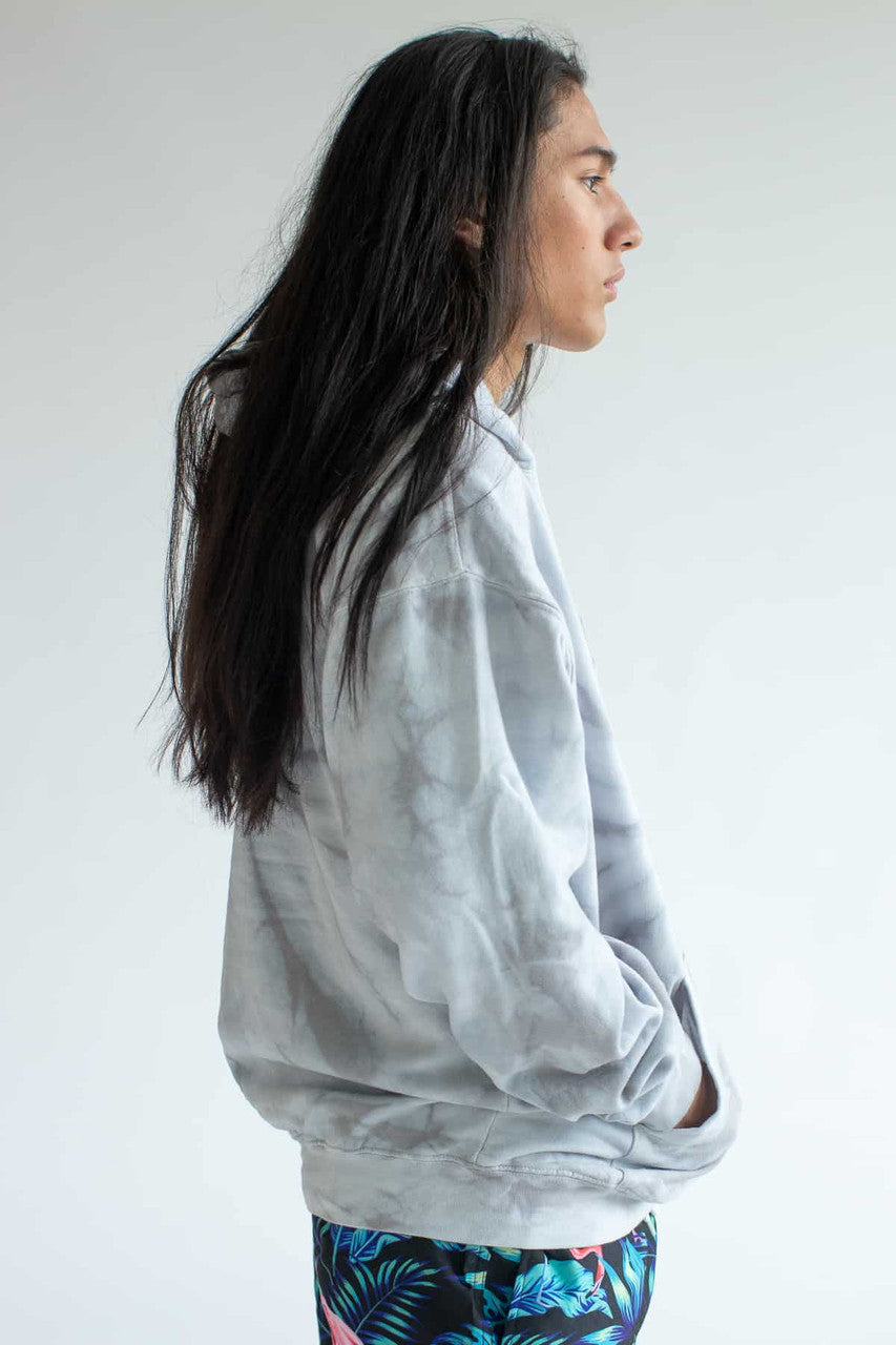 Silver Tie Dye Hoodie