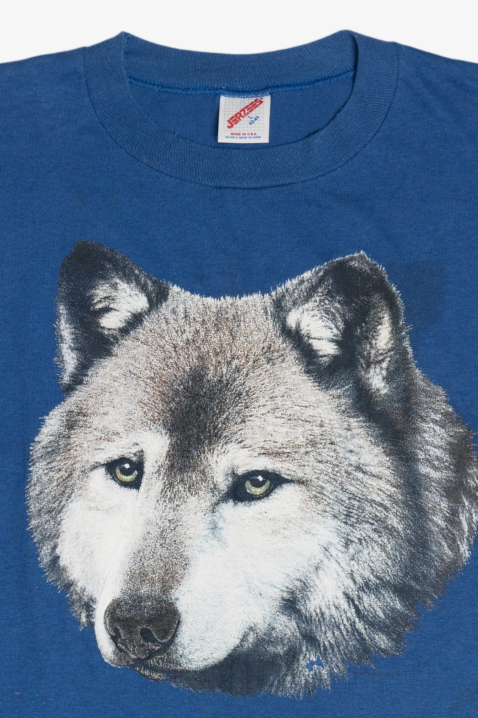 Vintage "Grey Wolf" Canis Lupus" Single Stitch T-Shirt (1990s)