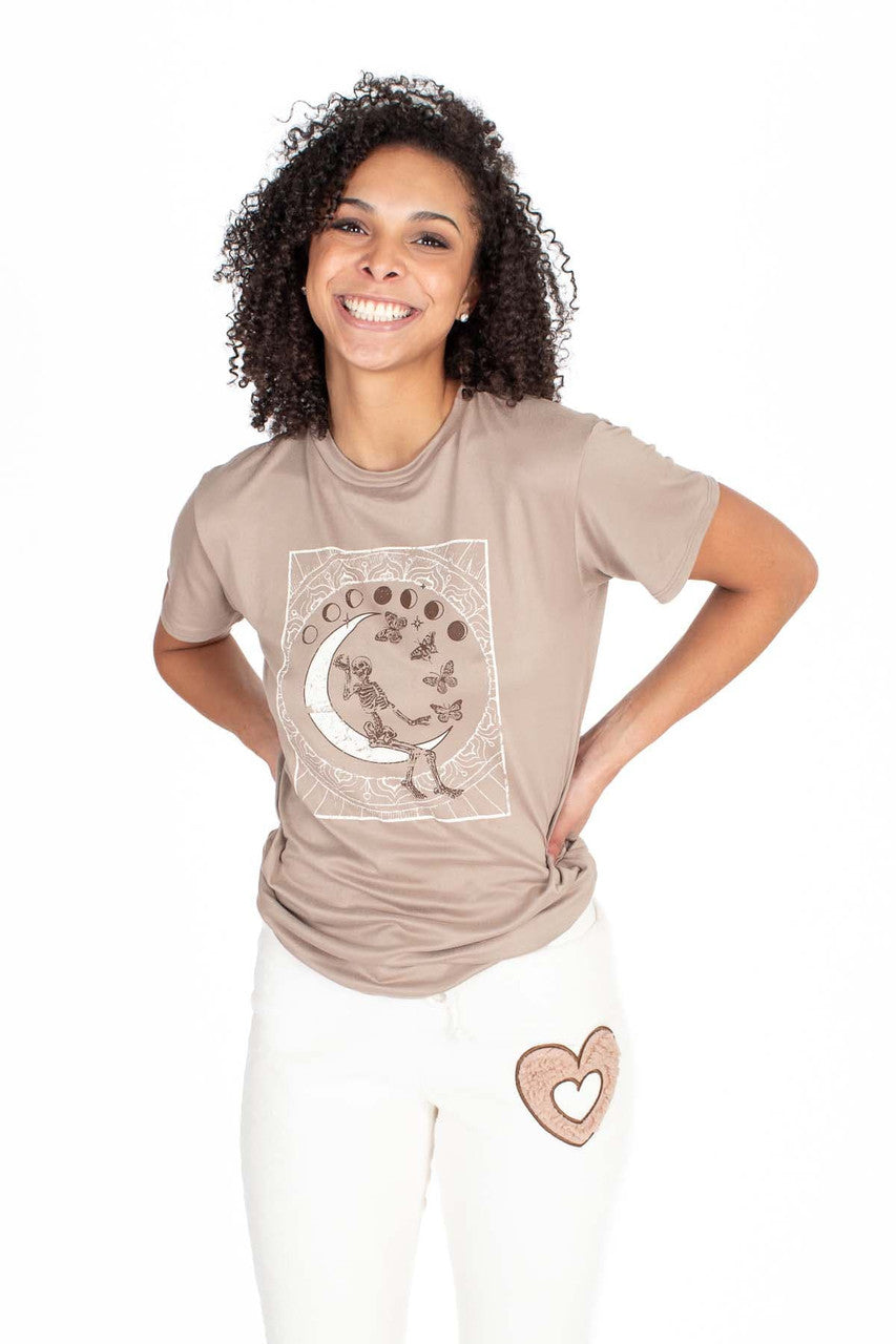Skeleton Moon Tee