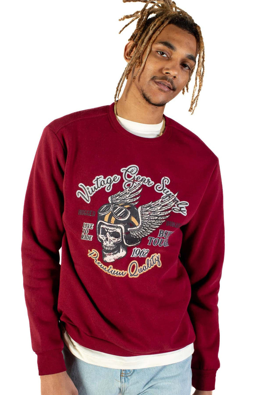 Skull Gear Crew Sweatshirt