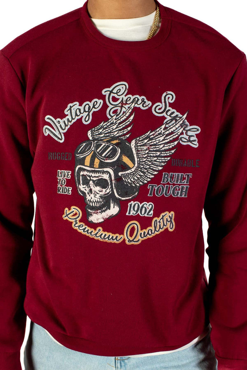Skull Gear Crew Sweatshirt