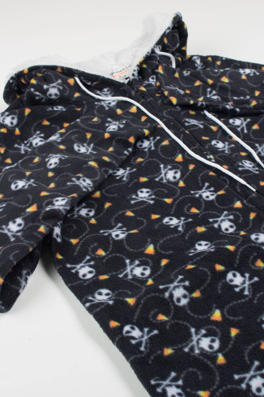 Skulls & Candy Corn Onesie Pajamas