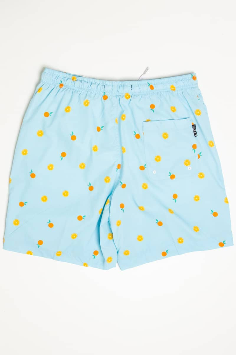 Sky Blue Oranges Swim Shorts