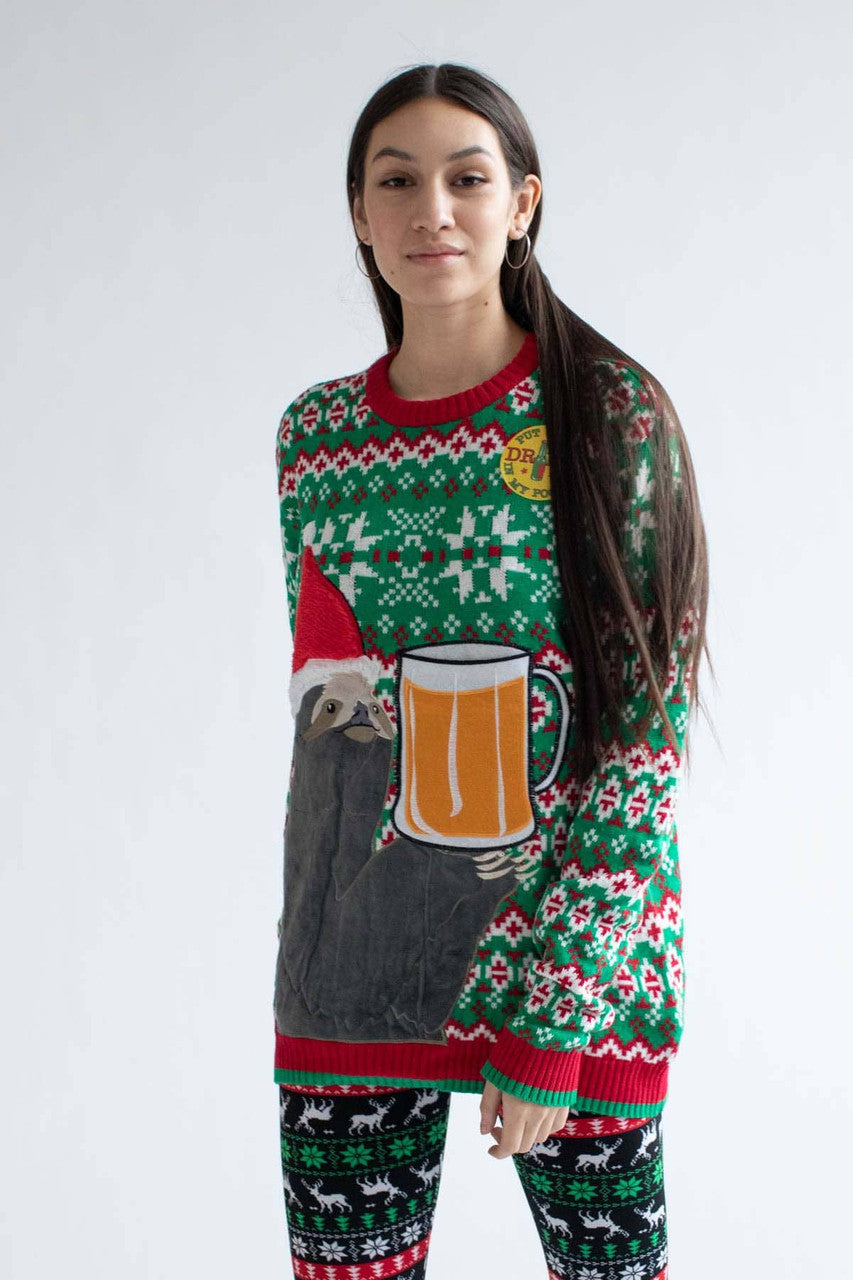 Sloth's Christmas Cheer Sweater