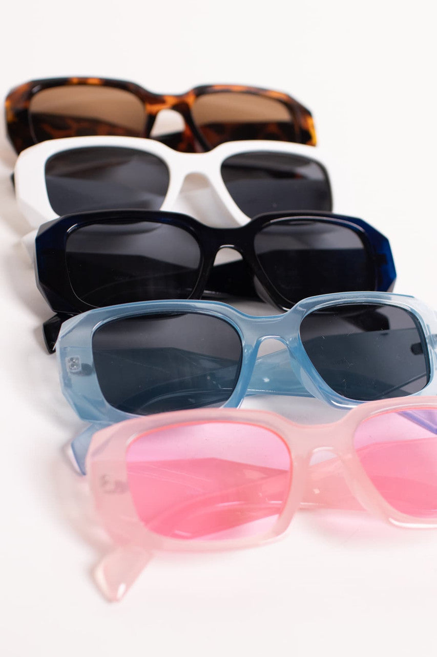 Mod Rounded Rectangle Sunglasses