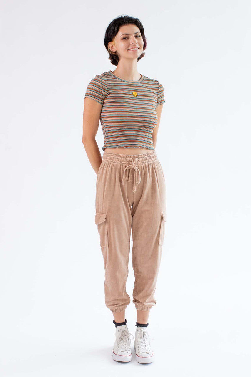 Smile Embroidered Tee