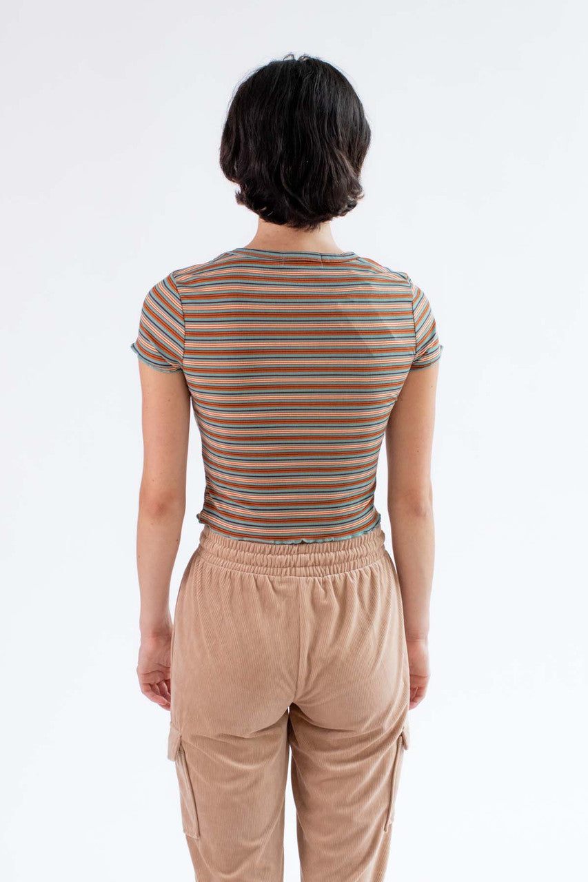 Smile Embroidered Tee