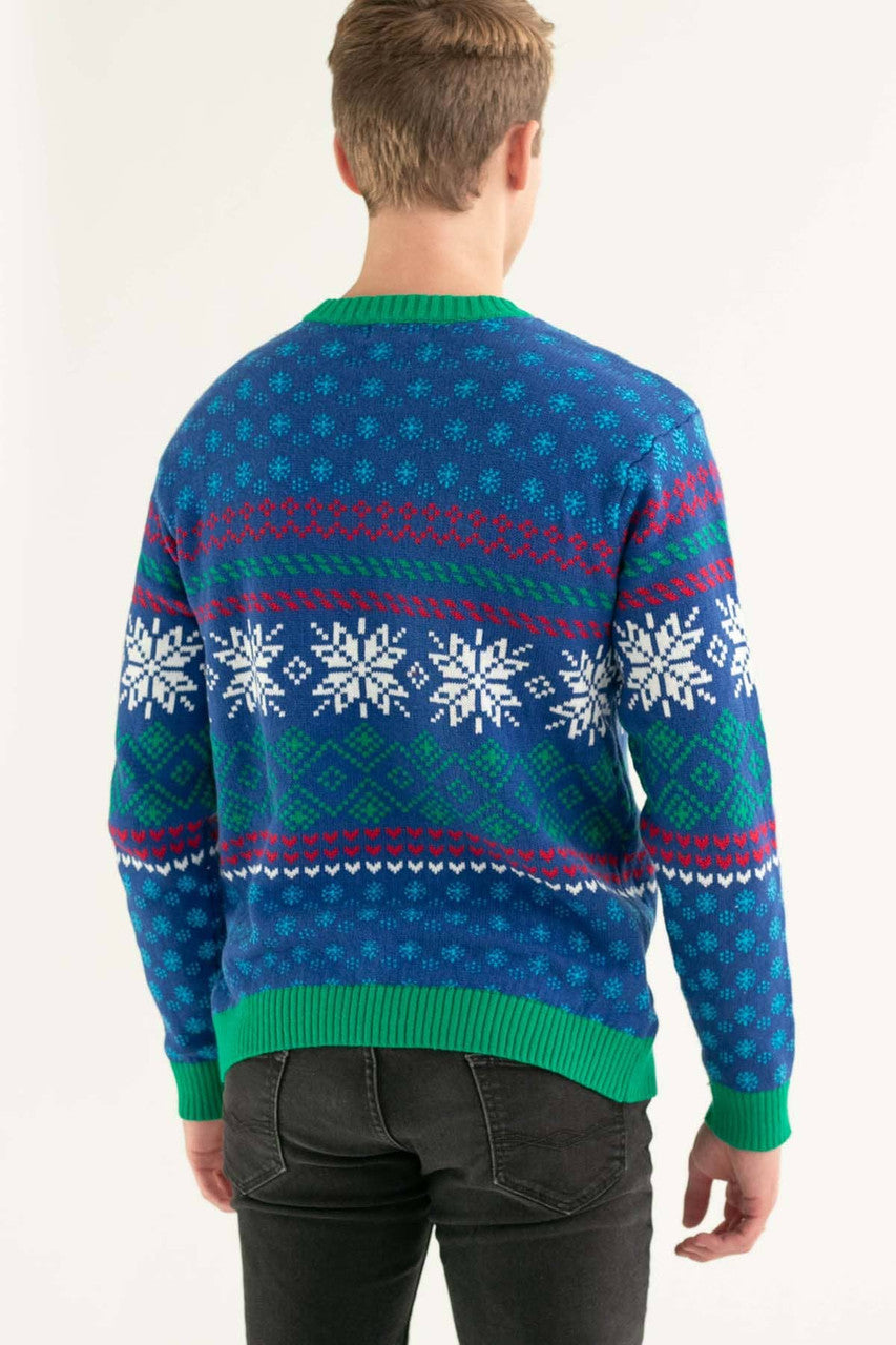 Smoking Santa Pug Sweater