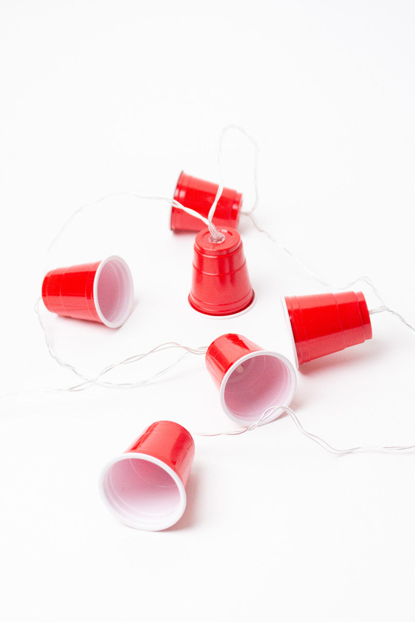 Red Party Cup String Lights