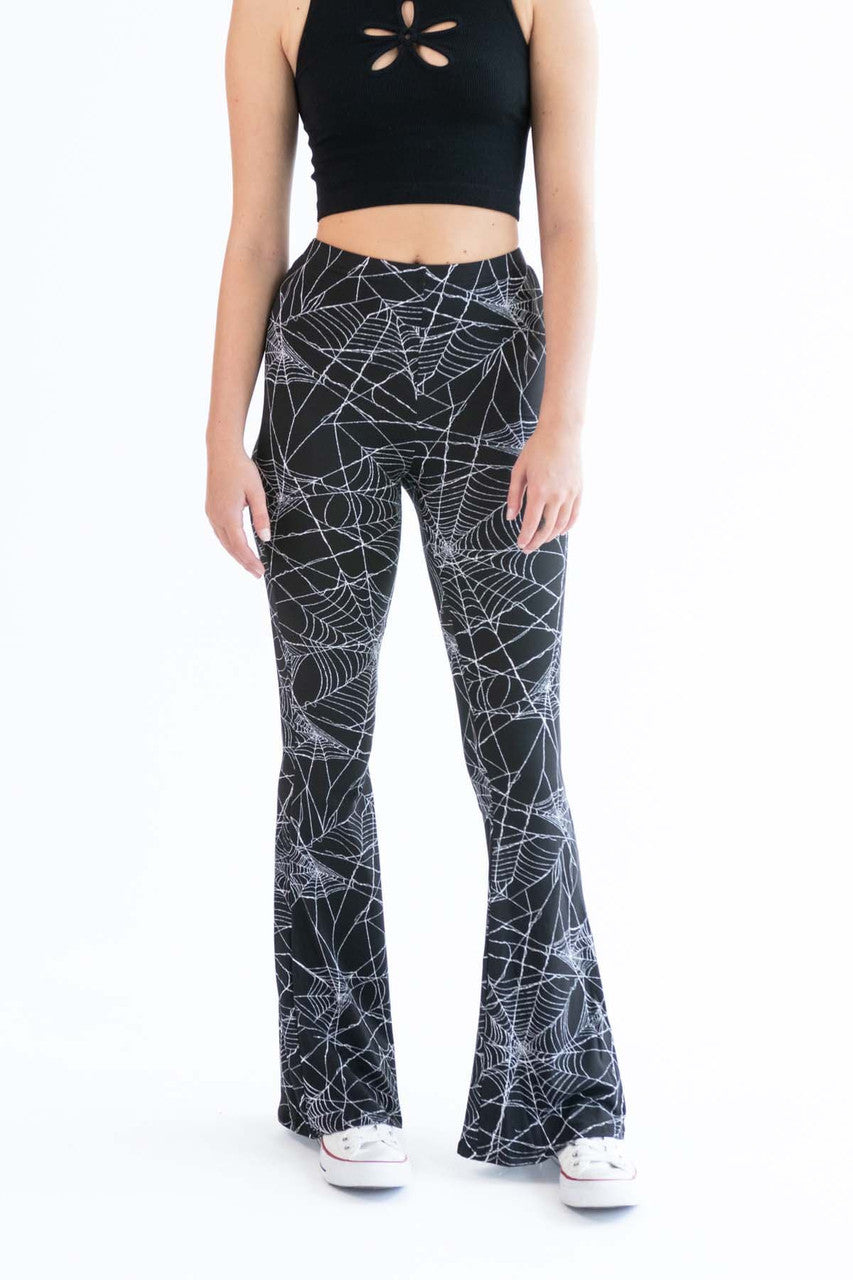 Spiderweb Flare Pants