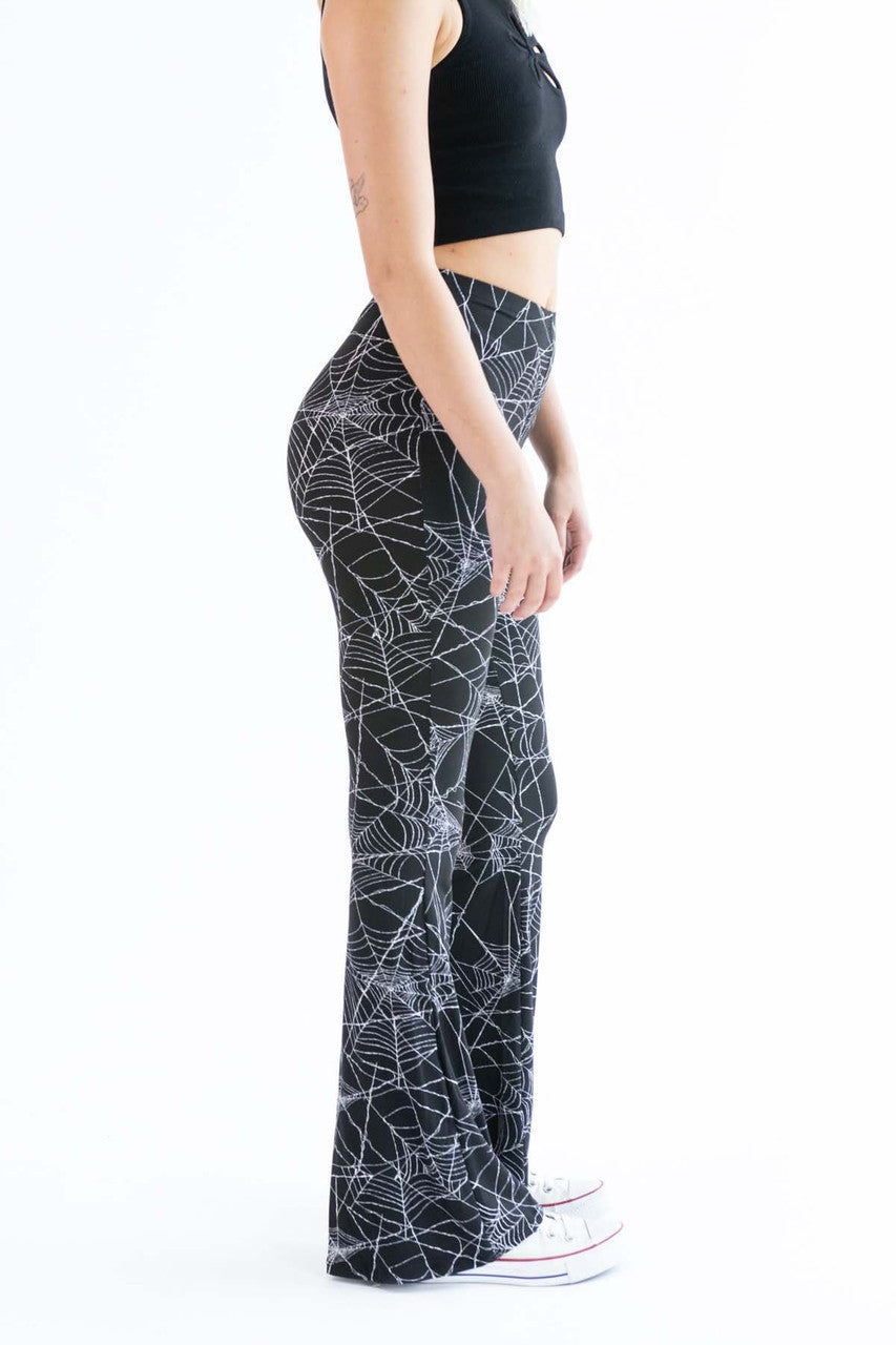 Spiderweb Flare Pants