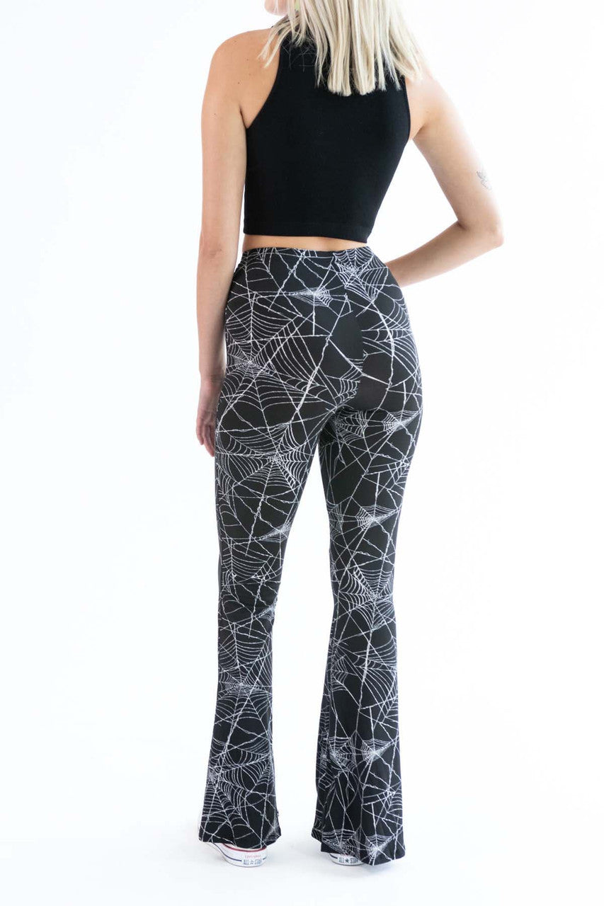 Spiderweb Flare Pants