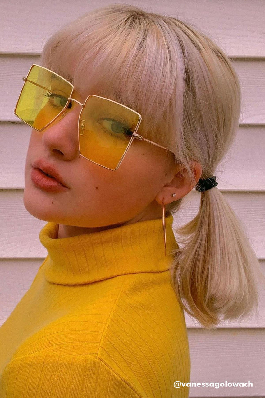 Square Pastel Sunglasses