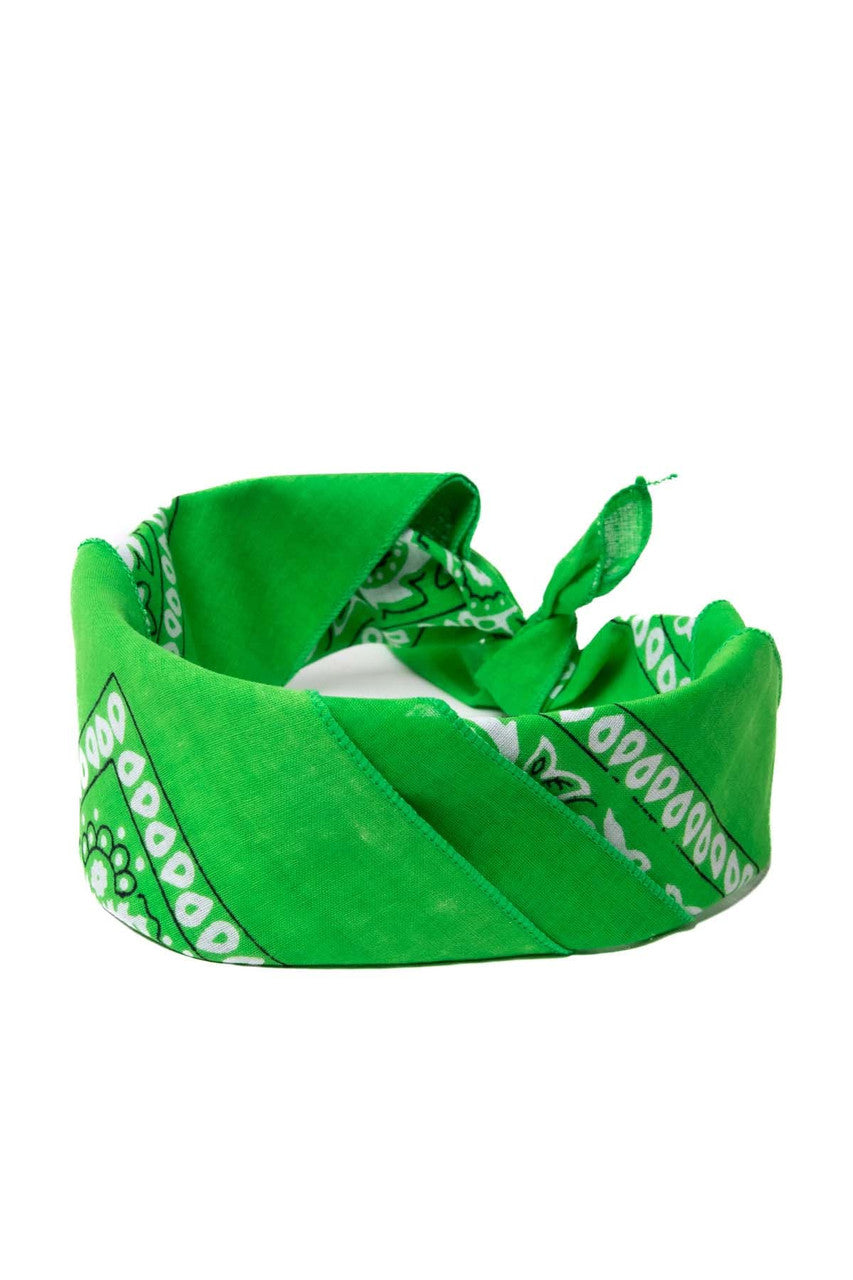 St. Patricks Bandana - overwrote tie dye