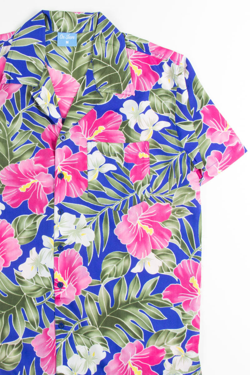 Stained Glass Hibiscus Hawaiian Shirt