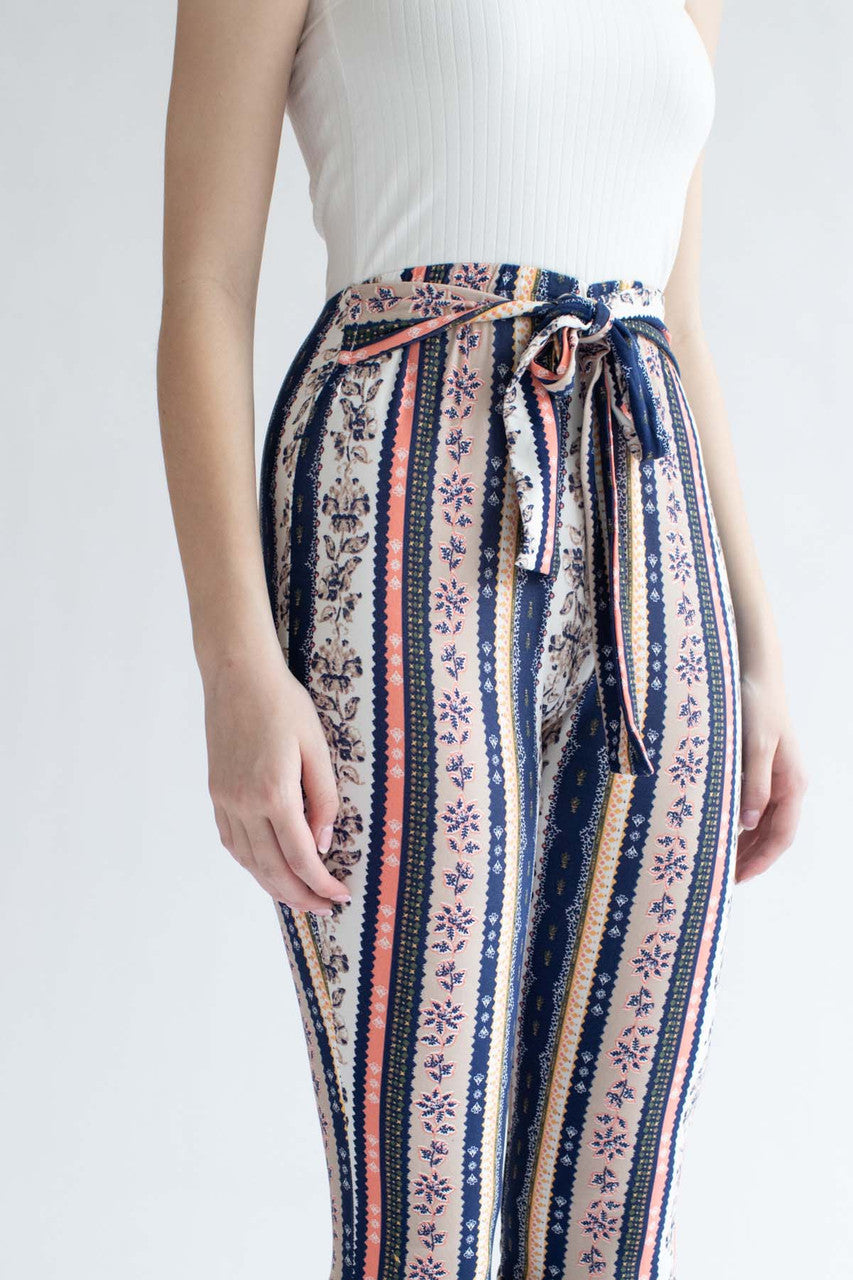 Strapless Ruffle Bell Bottom Jumpsuit