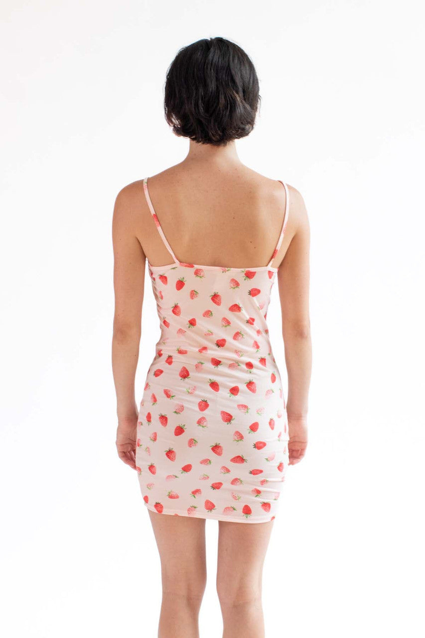 Strawberry Cami Mini Dress