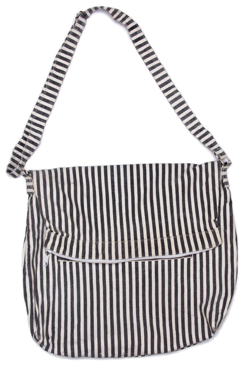Striped Art Supply Bag