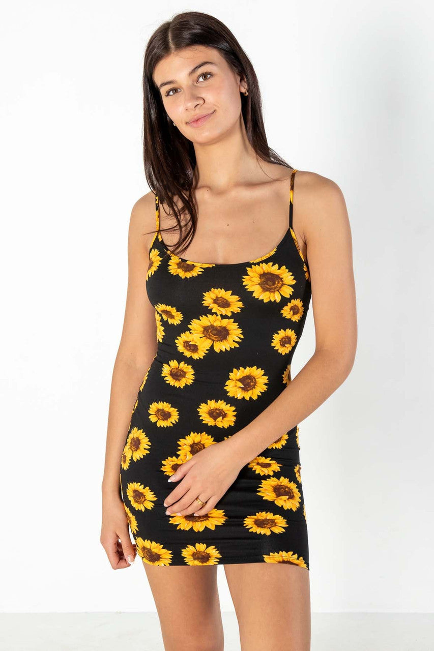 Sunflower Mini Dress