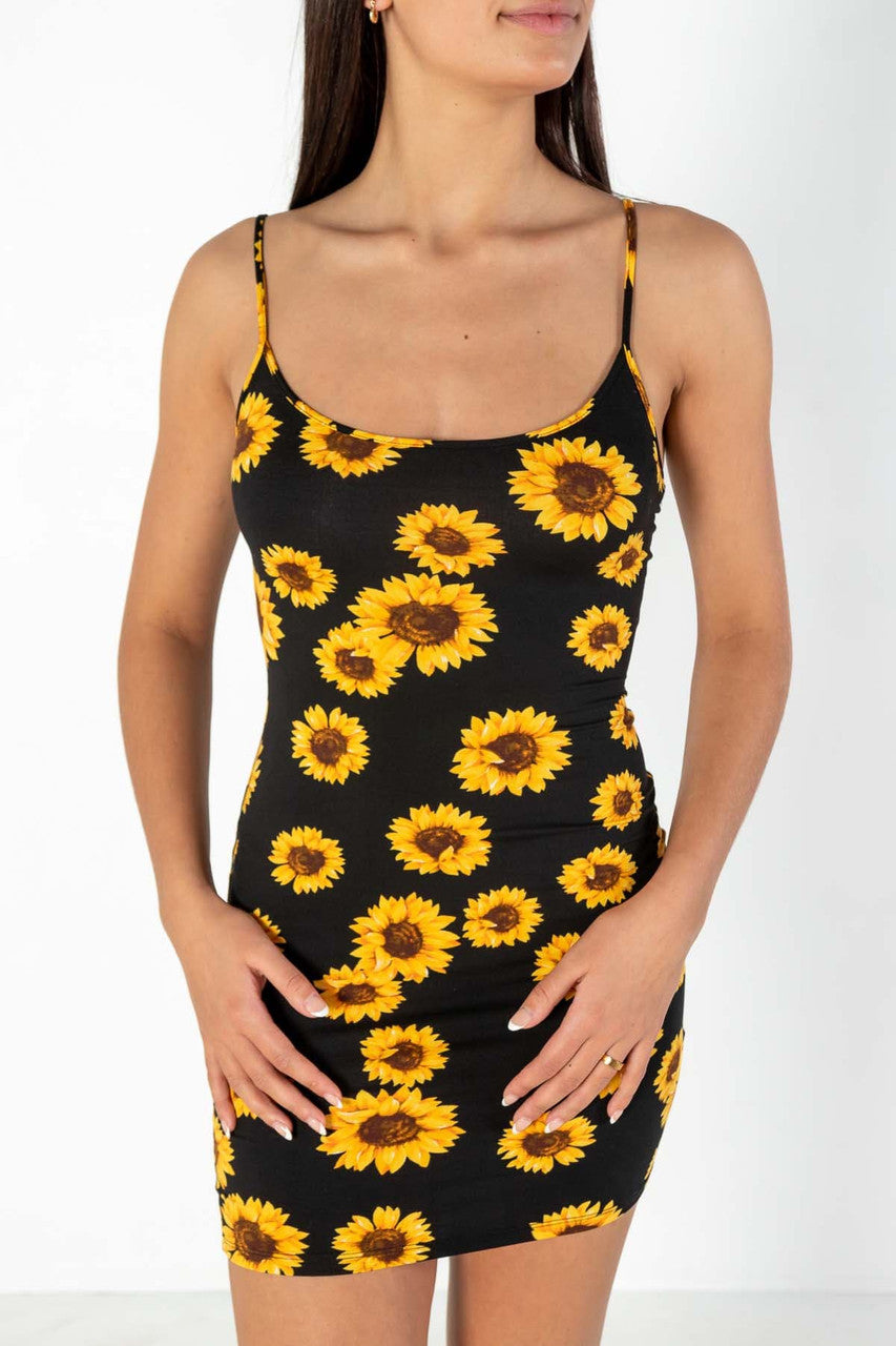 Sunflower Mini Dress